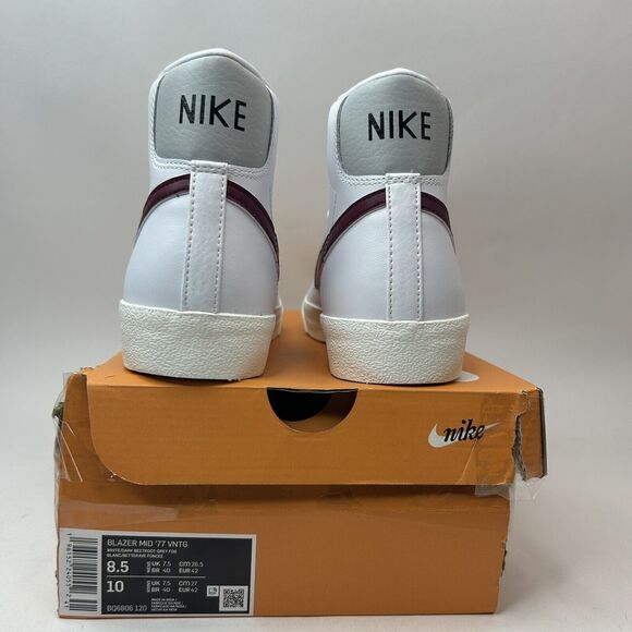 Nike Blazer Mid '77 Vintage “White Dark Beetroot” 2023 - Picture 4 of 5